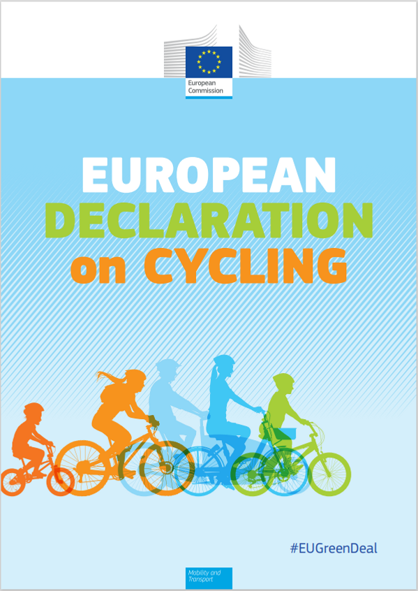 Framsida European Declaration on Cycling 2023.